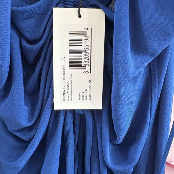 Proenza Schouler White Label Matte Crepe Spaghetti Maxi Dress NWT $550 - Picture 5 of 5